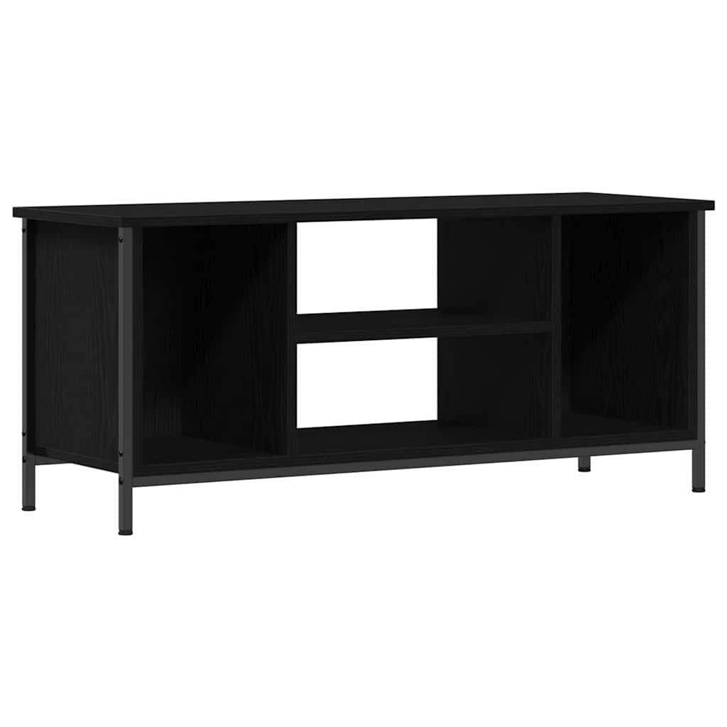 TV-Schränk Schwarz Eichen-Optik 102 x 35 x 45 cm Holzwerkstoff