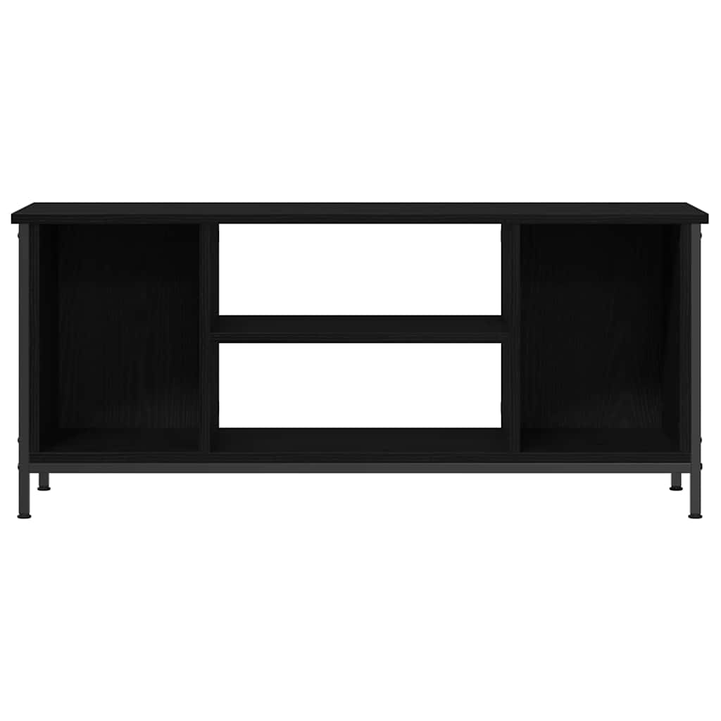 TV-Schränk Schwarz Eichen-Optik 102 x 35 x 45 cm Holzwerkstoff