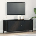TV-Schränk Schwarz Eichen-Optik 100 x 35 x 45 cm Holzwerkstoff