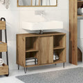 Badezimmerschrank Artisan-Eiche 80 x 33 x 60 cm Holzwerkstoff