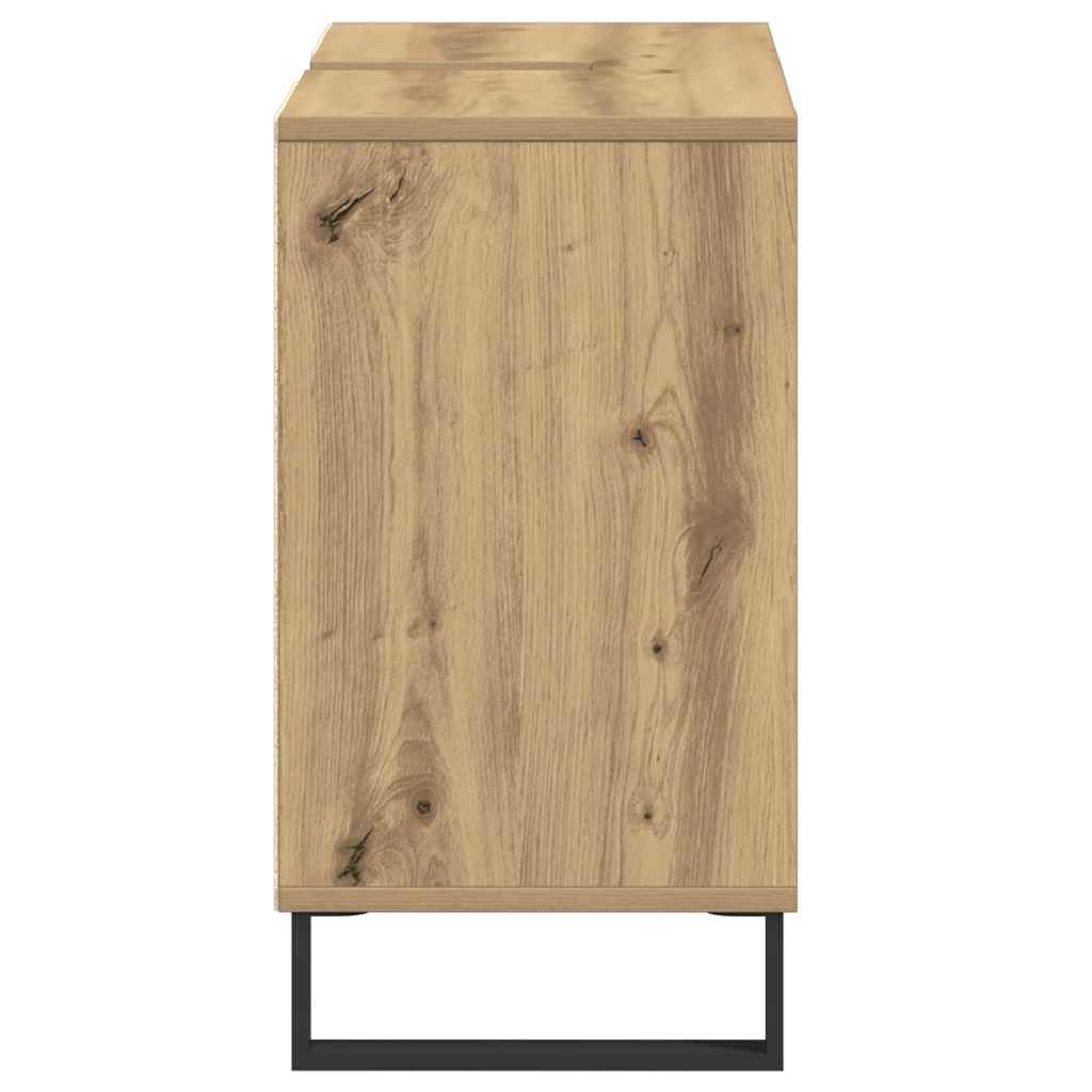 Badezimmerschrank Artisan-Eiche 80 x 33 x 60 cm Holzwerkstoff