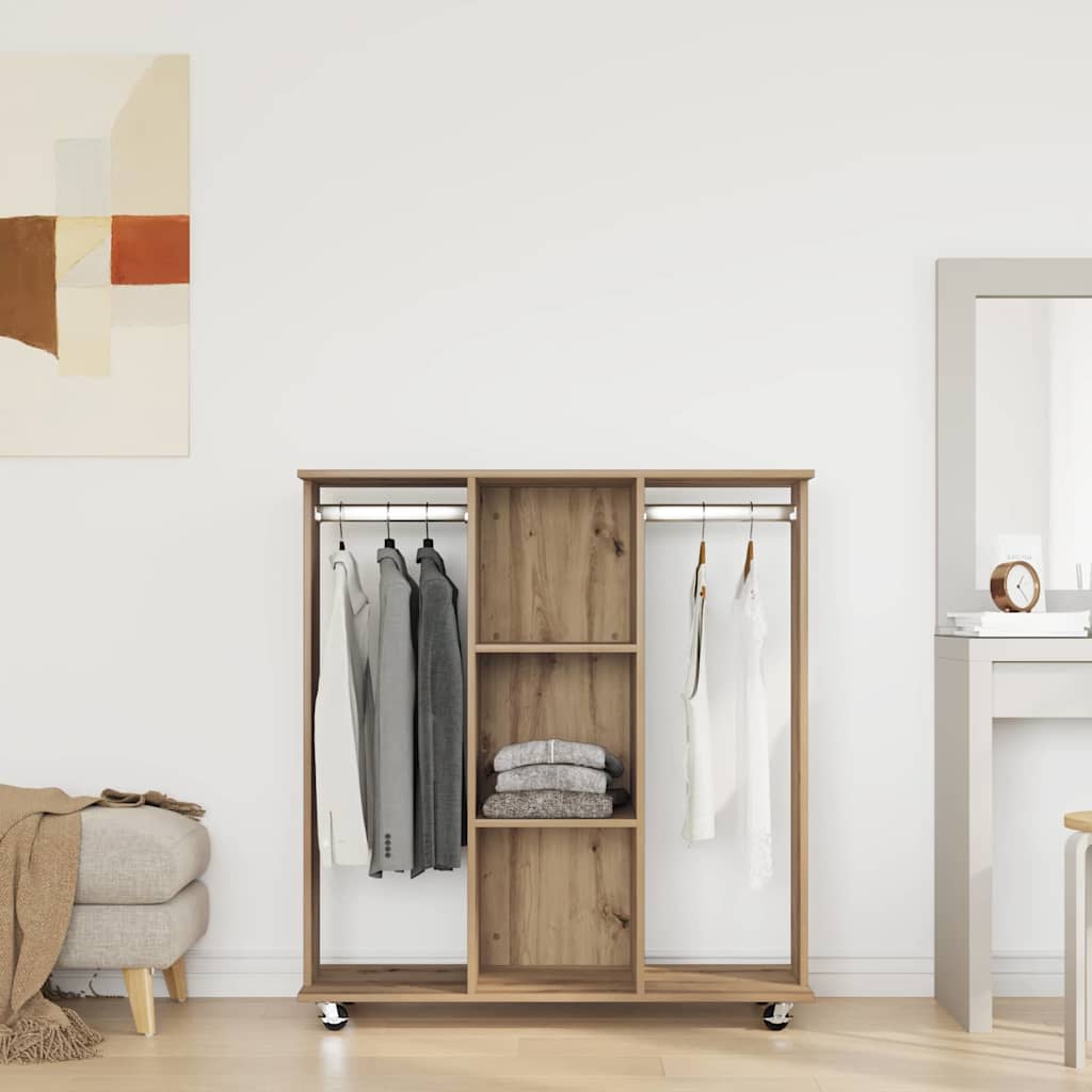 Kleiderschrank Artisan-Eiche 102 x 38 x 110 cm Holzwerkstoff