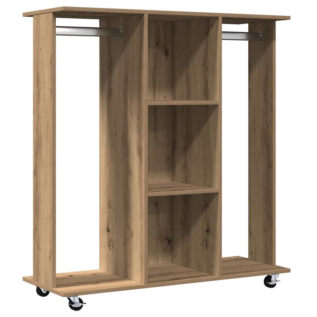 Kleiderschrank Artisan-Eiche 102 x 38 x 110 cm Holzwerkstoff