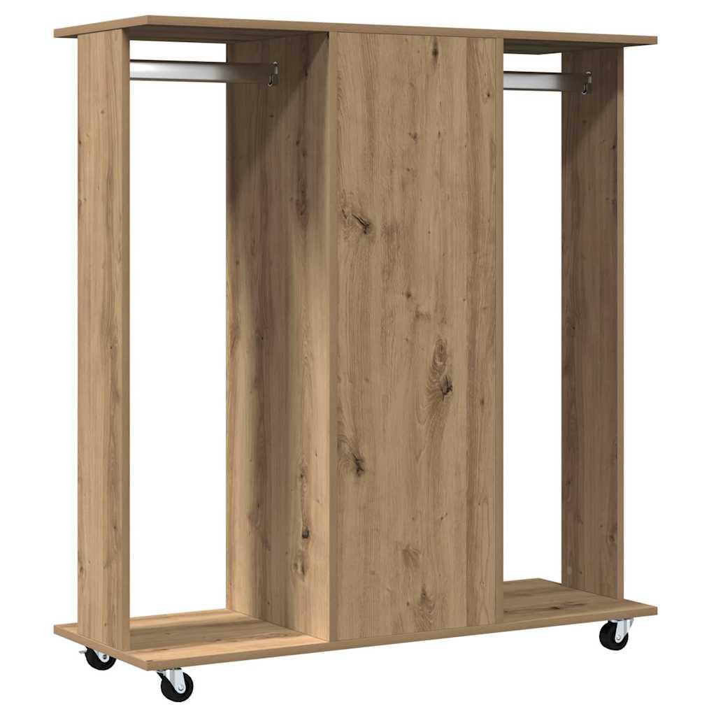 Kleiderschrank Artisan-Eiche 102 x 38 x 110 cm Holzwerkstoff