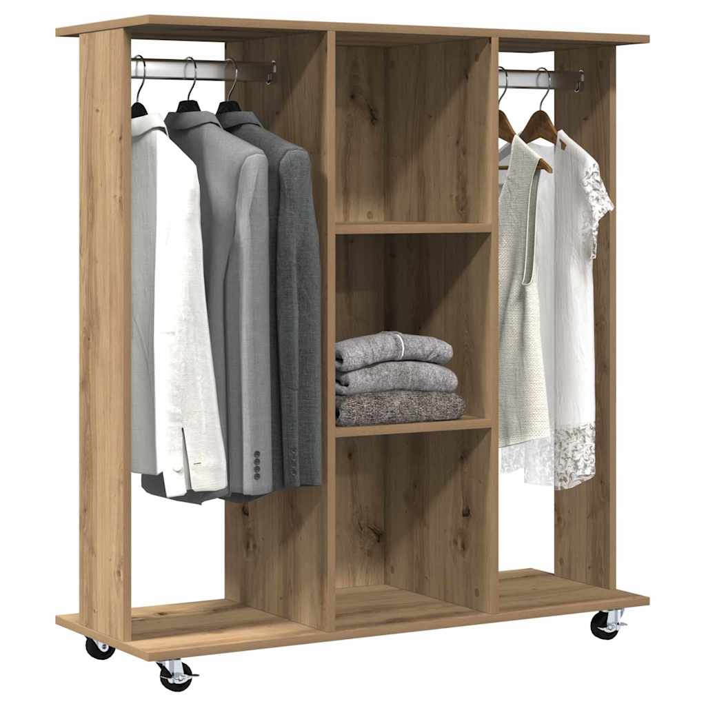 Kleiderschrank Artisan-Eiche 102 x 38 x 110 cm Holzwerkstoff
