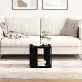 Couchtisch Schwarz Eichen-Optik 32 x 32 x 30 cm Holzwerkstoff