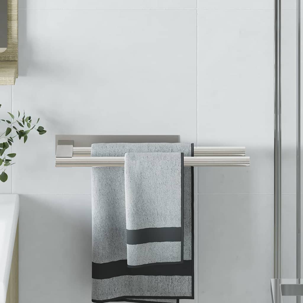 Handtuchhalter Silber 40 x 9 x 4 cm Edelstahl