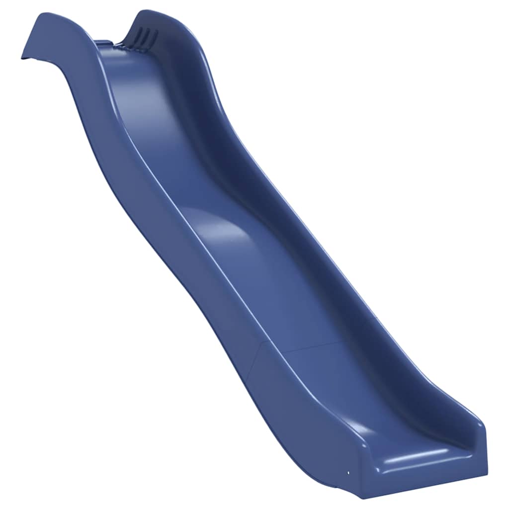 Spielturm Weiß und Blau Massivholz Tanne