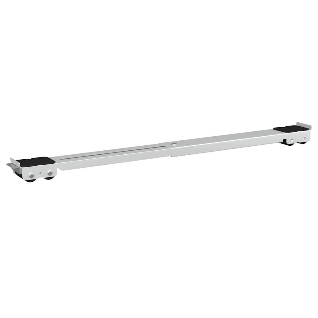 Waschmaschinensockel 2 pcs Silber 72 x 5 x 4,5 cm Edelstahl