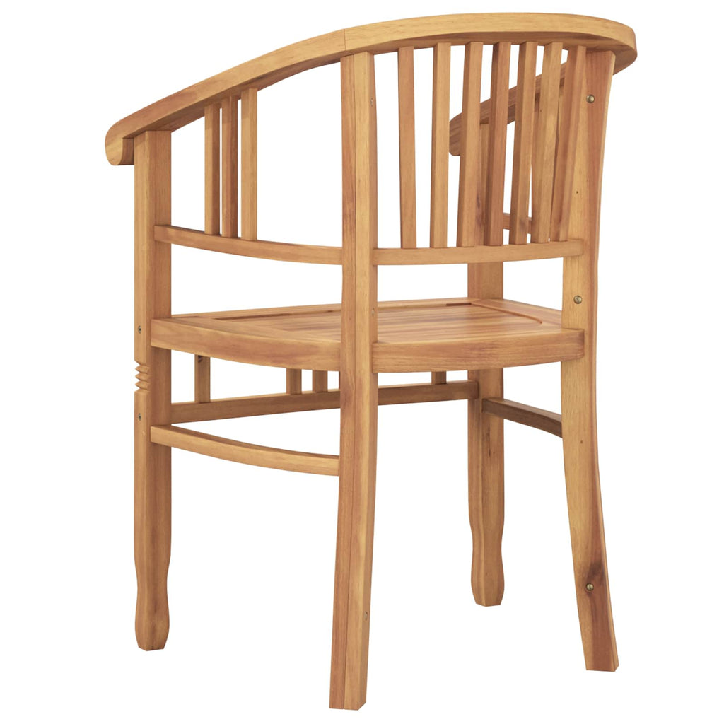 Stuhl 2 pcs Braun 63 x 58 x 89 cm Massivholz Teak