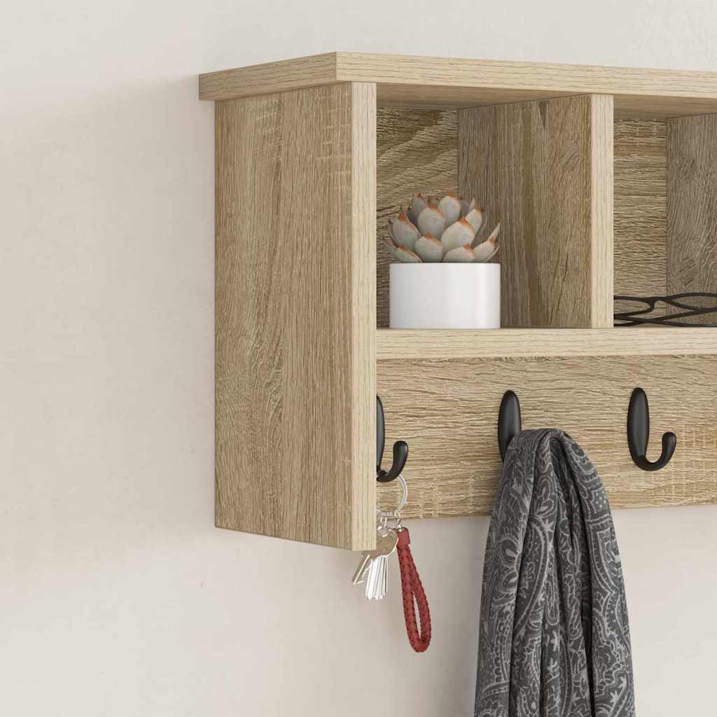 Wandmontierter nachttisch Sonoma-Eiche 50 x 16 x 26 cm