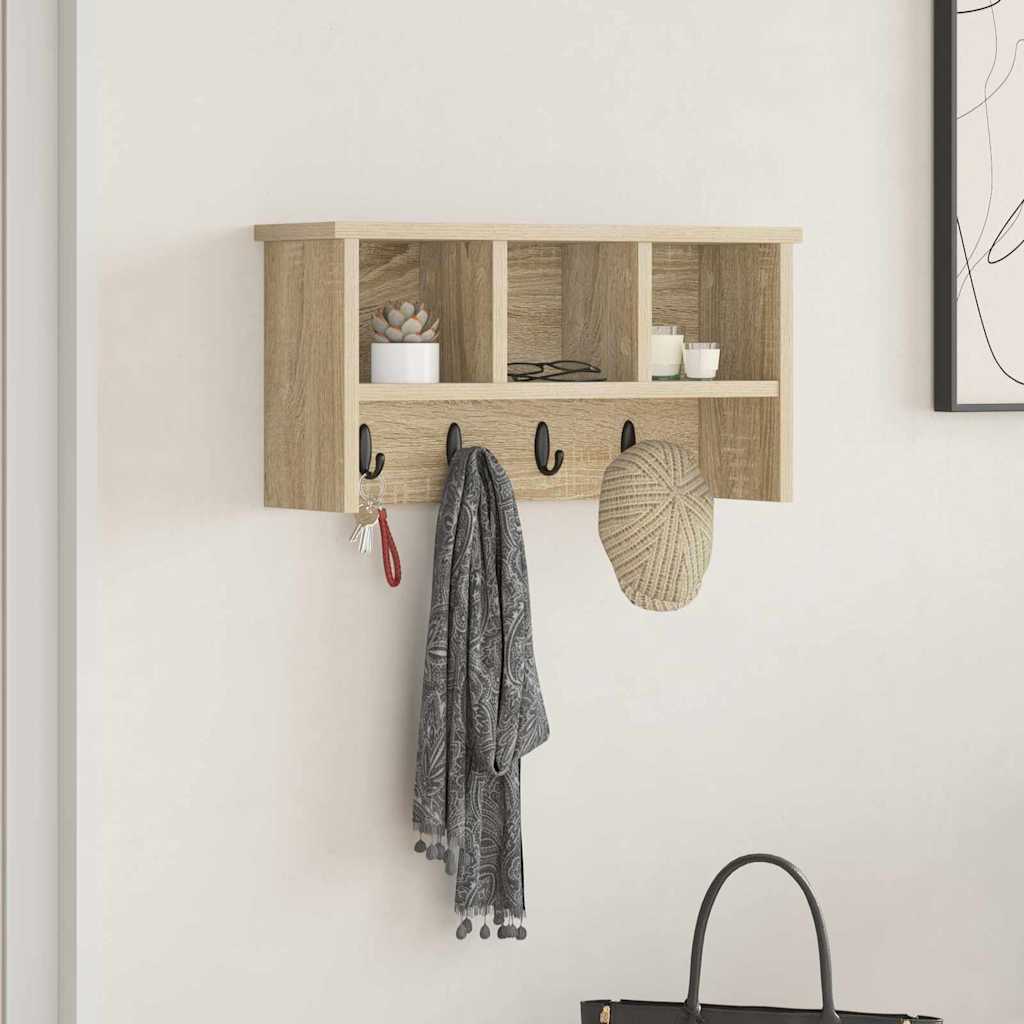 Wandmontierter nachttisch Sonoma-Eiche 50 x 16 x 26 cm