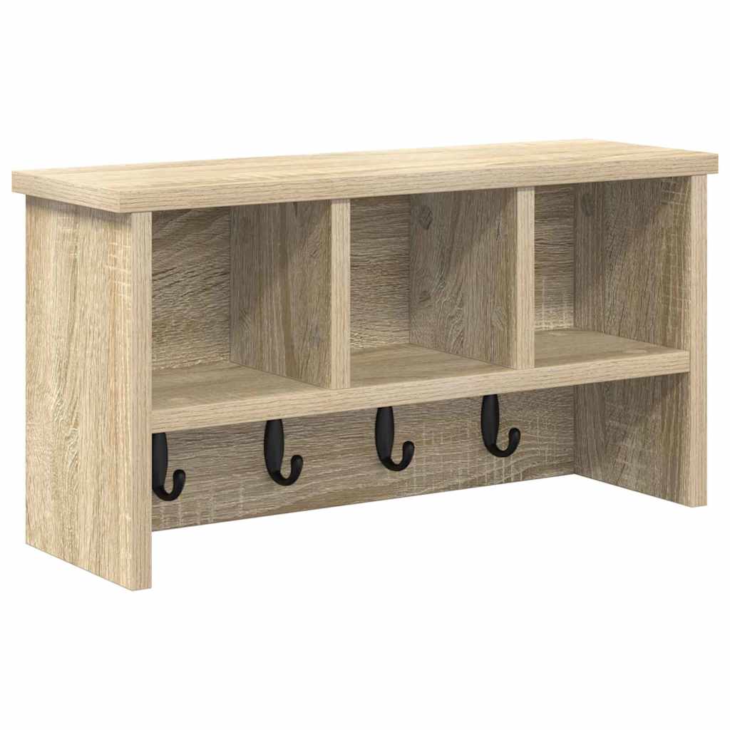 Wandmontierter nachttisch Sonoma-Eiche 50 x 16 x 26 cm