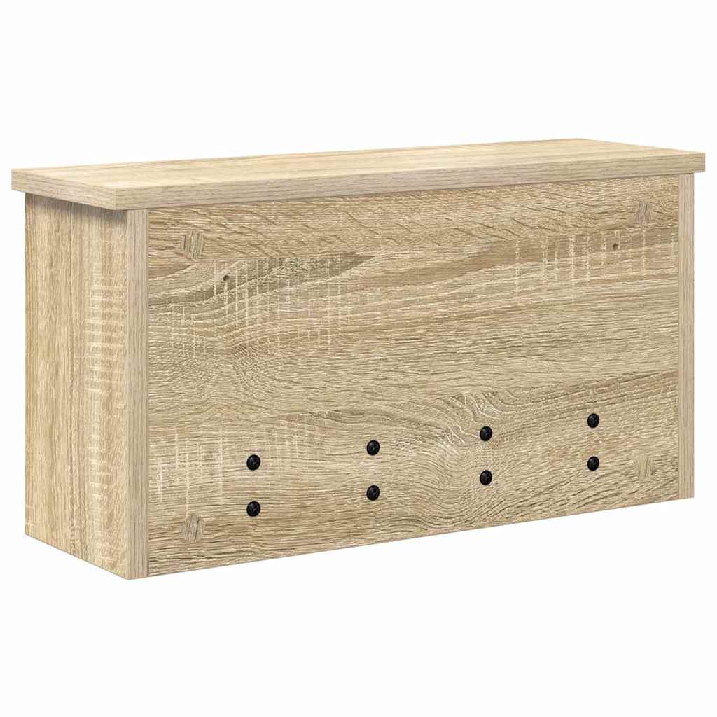 Wandmontierter nachttisch Sonoma-Eiche 50 x 16 x 26 cm