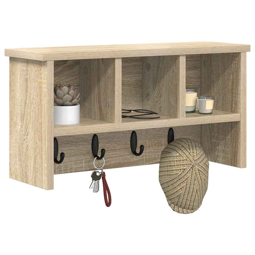 Wandmontierter nachttisch Sonoma-Eiche 50 x 16 x 26 cm