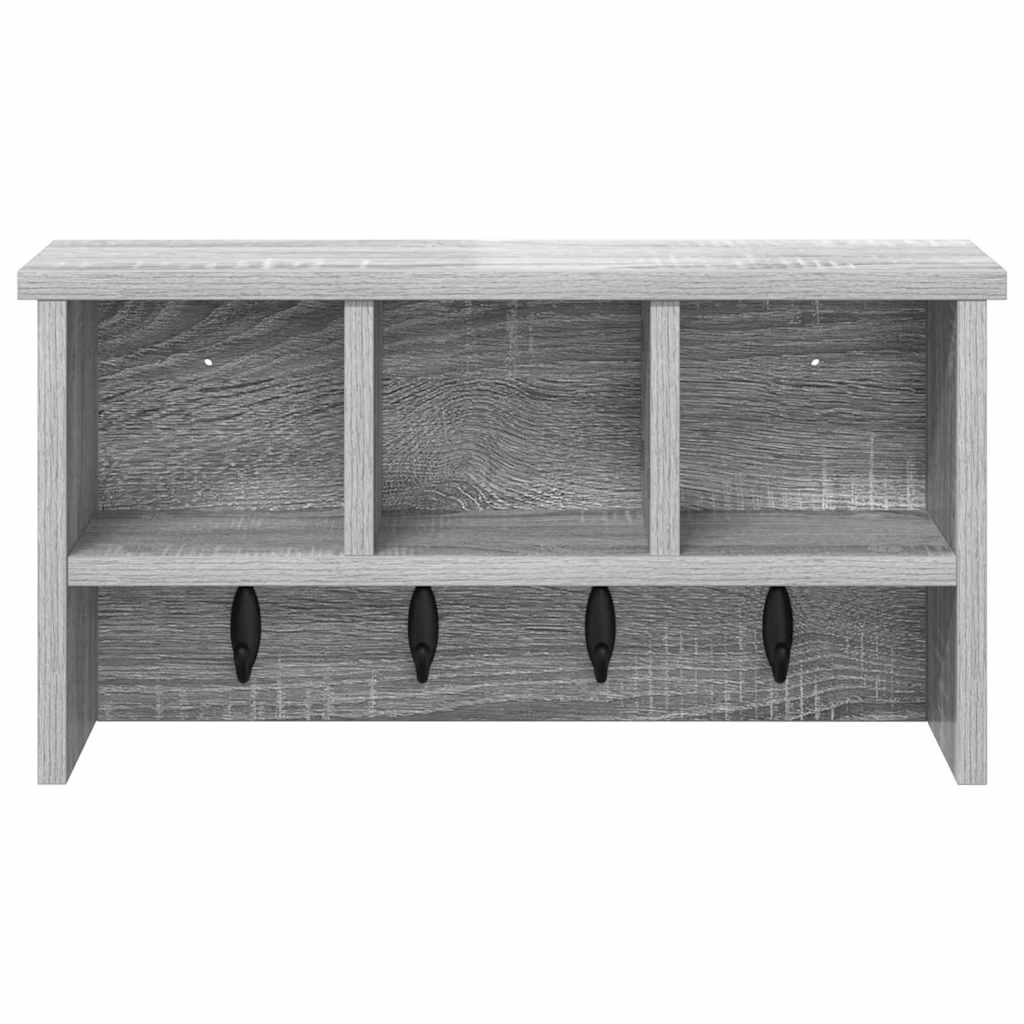 Wandmontierter nachttisch Graues Sonoma 50 x 16 x 26 cm