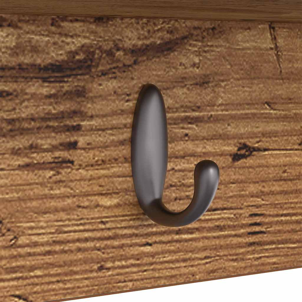 Wandmontierter nachttisch Altholz 50 x 16 x 26 cm Holzwerkstoff