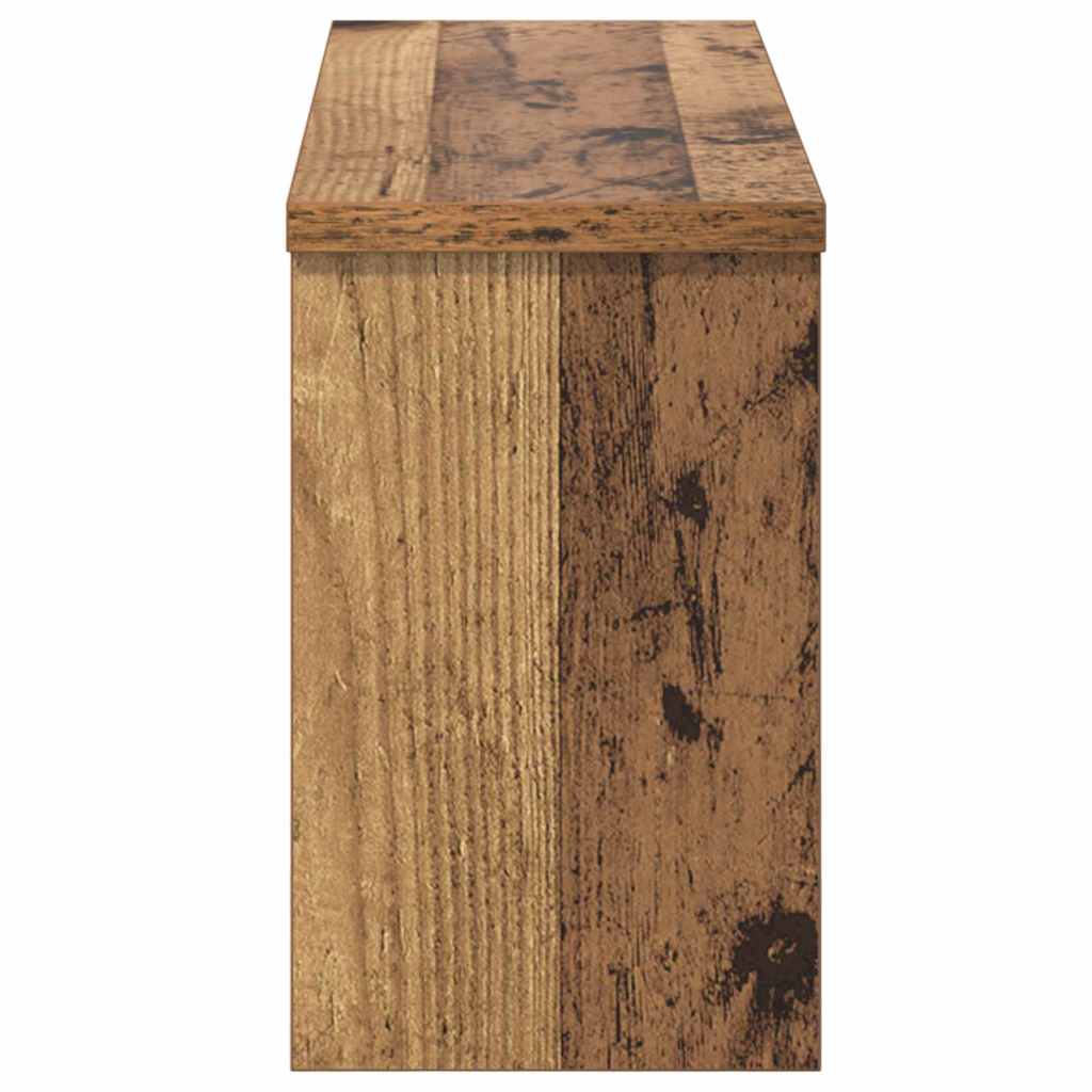 Wandmontierter nachttisch Altholz 50 x 16 x 26 cm Holzwerkstoff