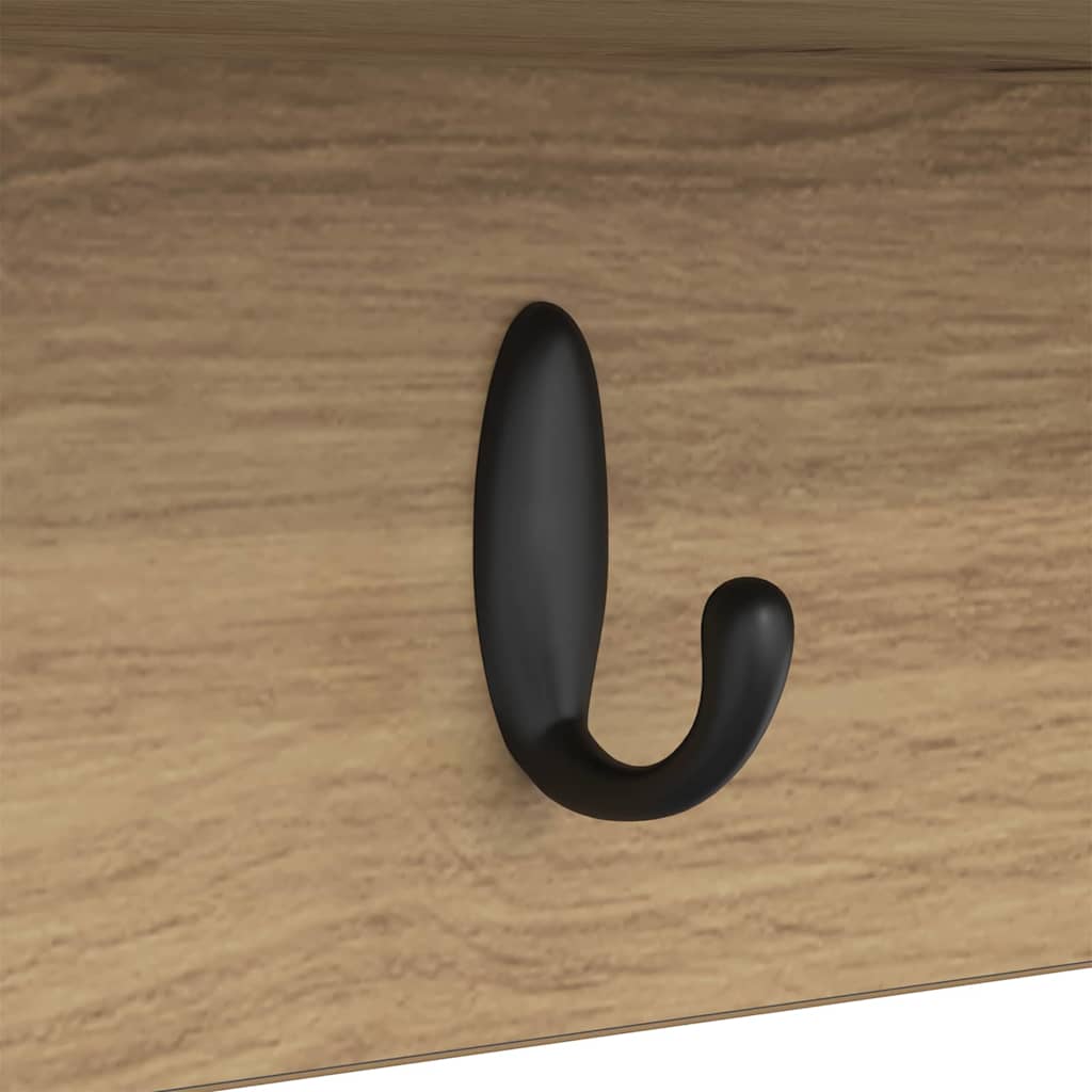 Wandmontierter nachttisch Artisan-Eiche 50 x 16 x 26 cm