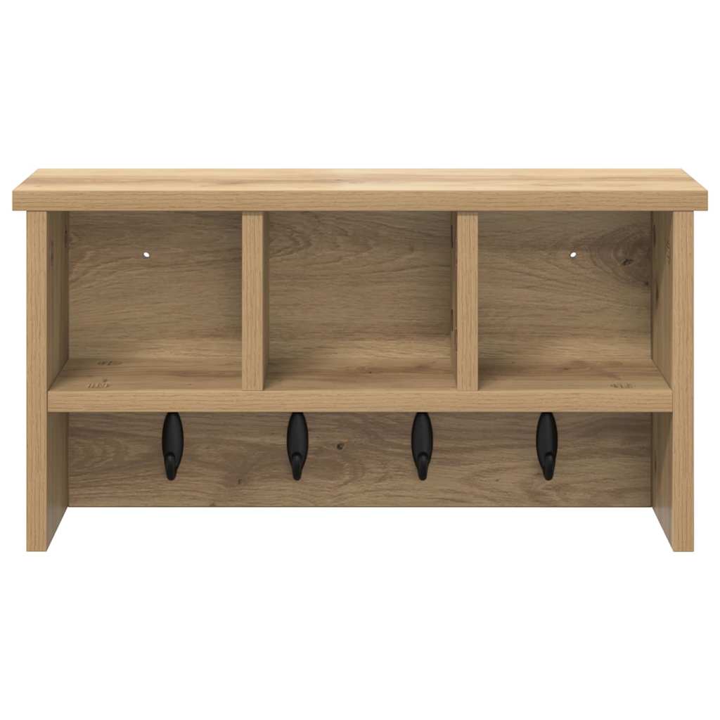 Wandmontierter nachttisch Artisan-Eiche 50 x 16 x 26 cm