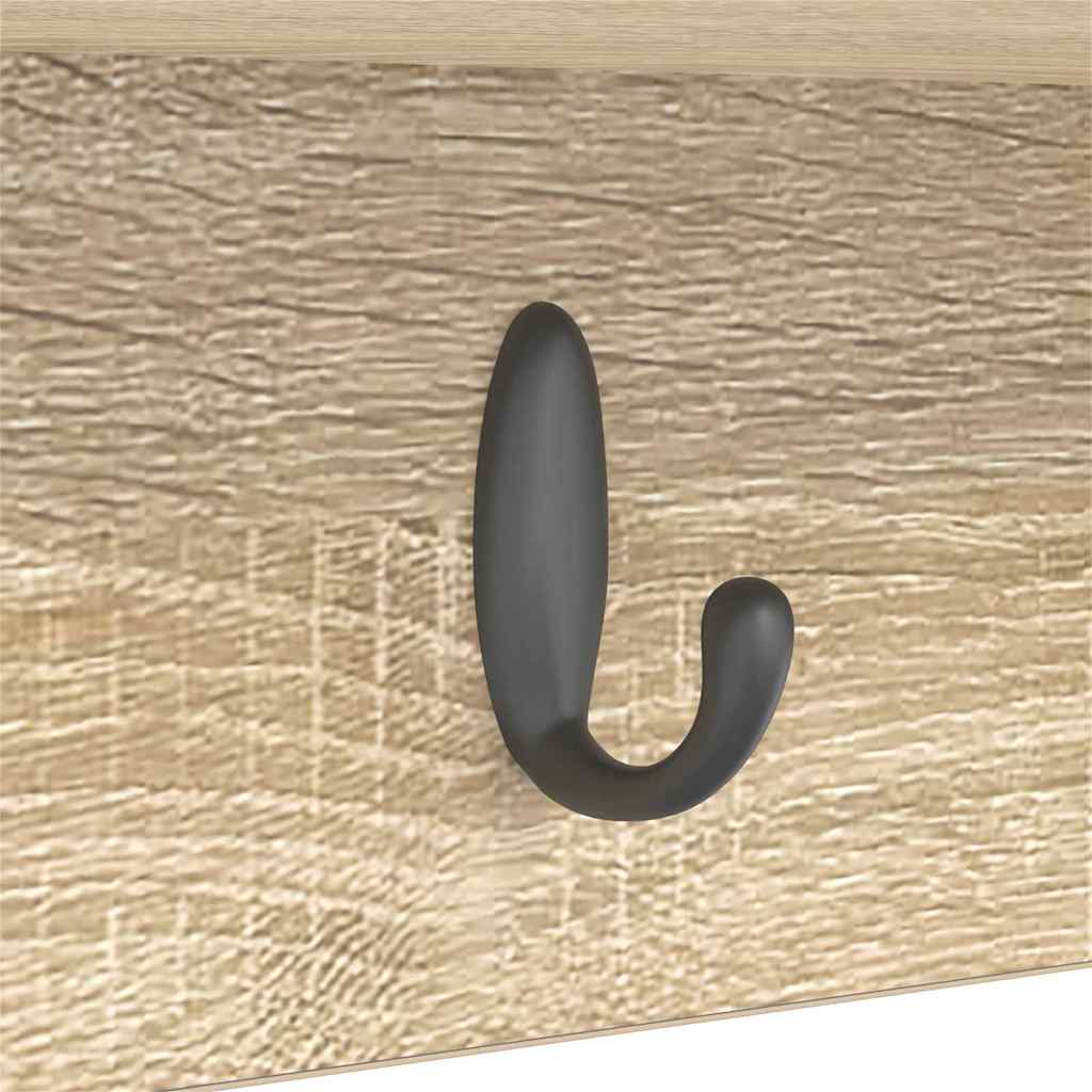 Wandmontierter nachttisch Sonoma-Eiche 75 x 16 x 26 cm