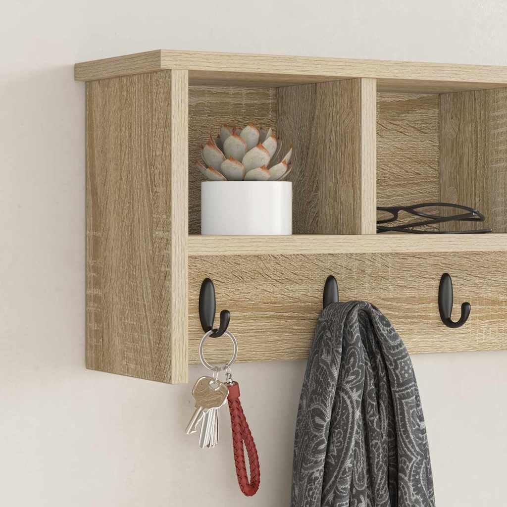 Wandmontierter nachttisch Sonoma-Eiche 75 x 16 x 26 cm