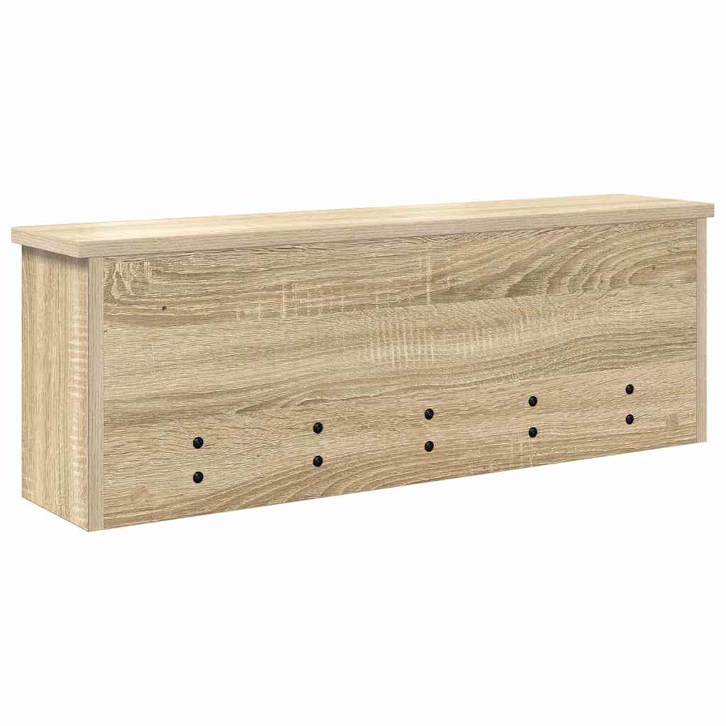 Wandmontierter nachttisch Sonoma-Eiche 75 x 16 x 26 cm