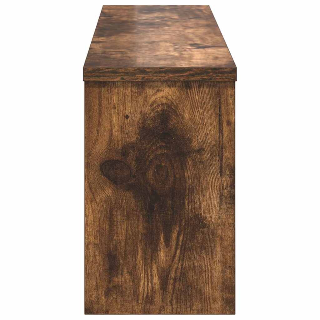 Wandmontierter nachttisch Geräucherte Eiche 75 x 16 x 26 cm