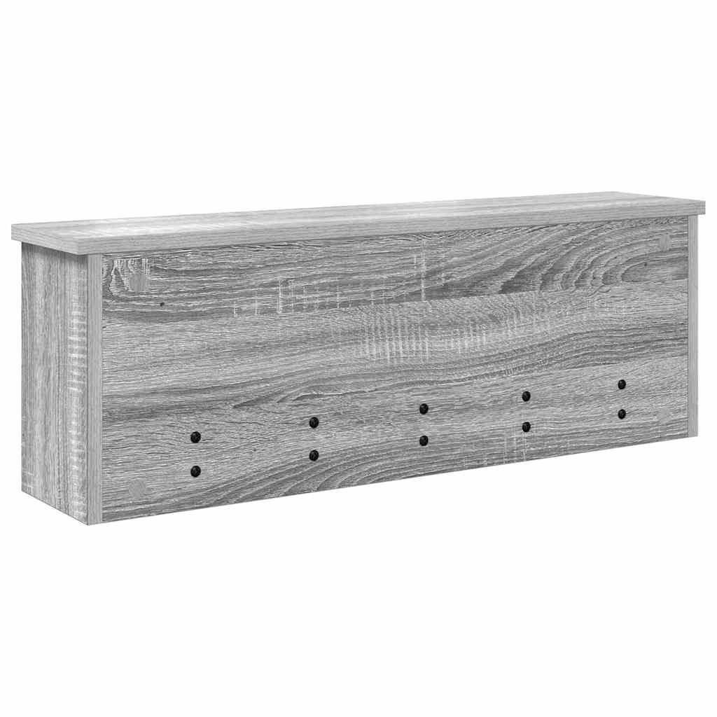 Wandmontierter nachttisch Graues Sonoma 75 x 16 x 26 cm