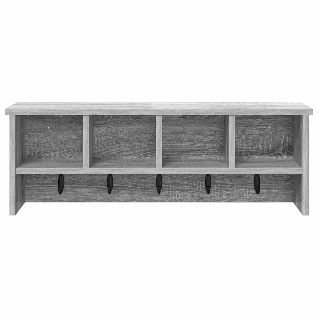 Wandmontierter nachttisch Graues Sonoma 75 x 16 x 26 cm