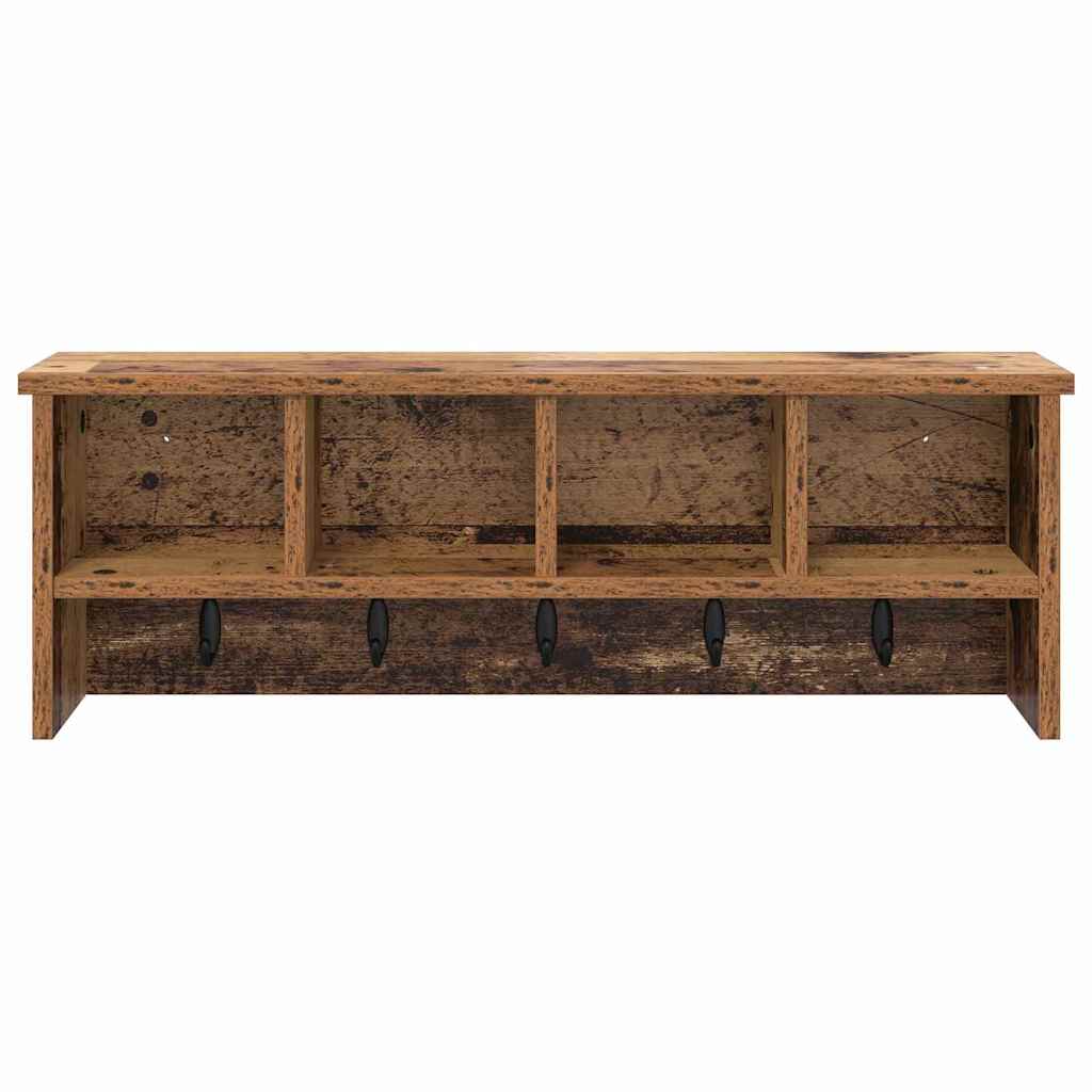 Wandmontierter nachttisch Altholz 75 x 16 x 26 cm Holzwerkstoff