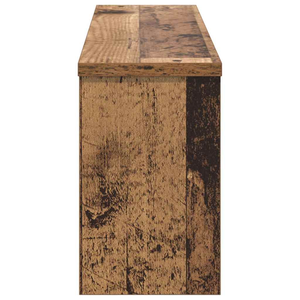 Wandmontierter nachttisch Altholz 75 x 16 x 26 cm Holzwerkstoff