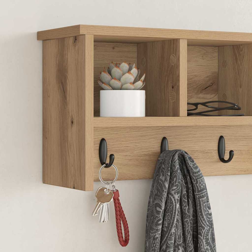 Wandmontierter nachttisch Artisan-Eiche 75 x 16 x 26 cm