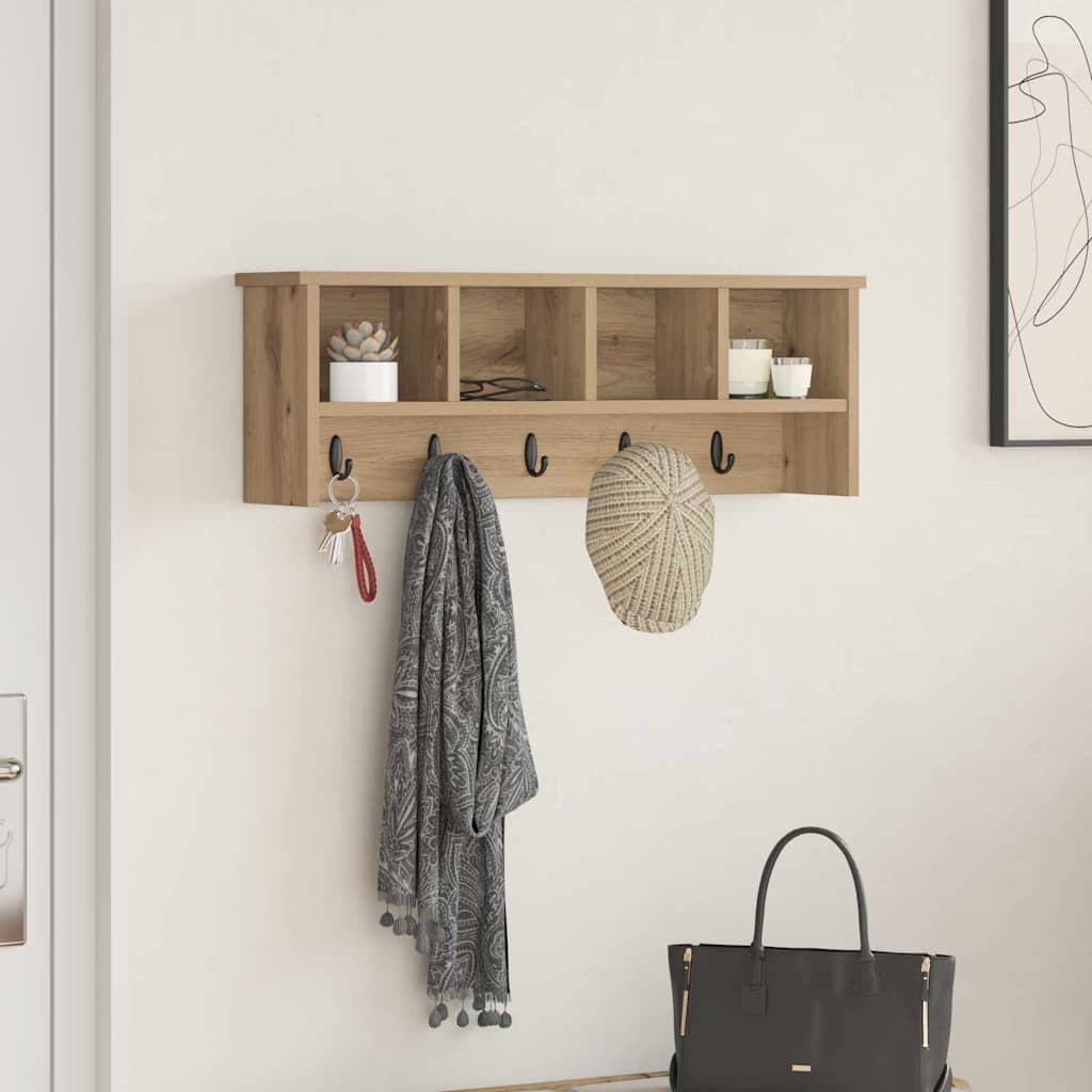 Wandmontierter nachttisch Artisan-Eiche 75 x 16 x 26 cm