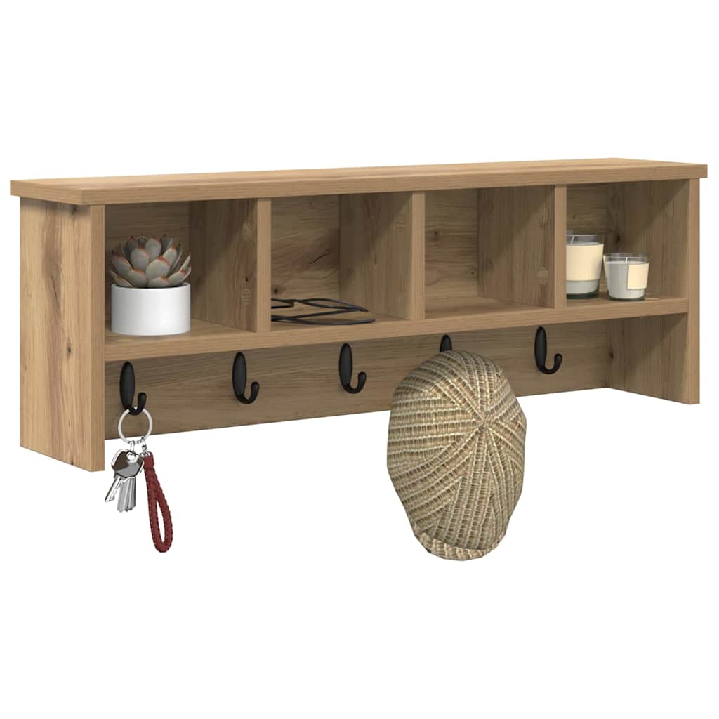 Wandmontierter nachttisch Artisan-Eiche 75 x 16 x 26 cm