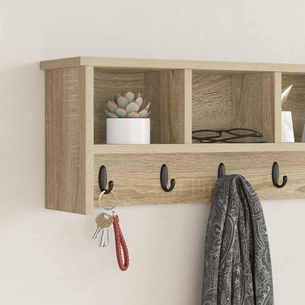 Wandmontierter nachttisch Sonoma-Eiche 100 x 16 x 26 cm