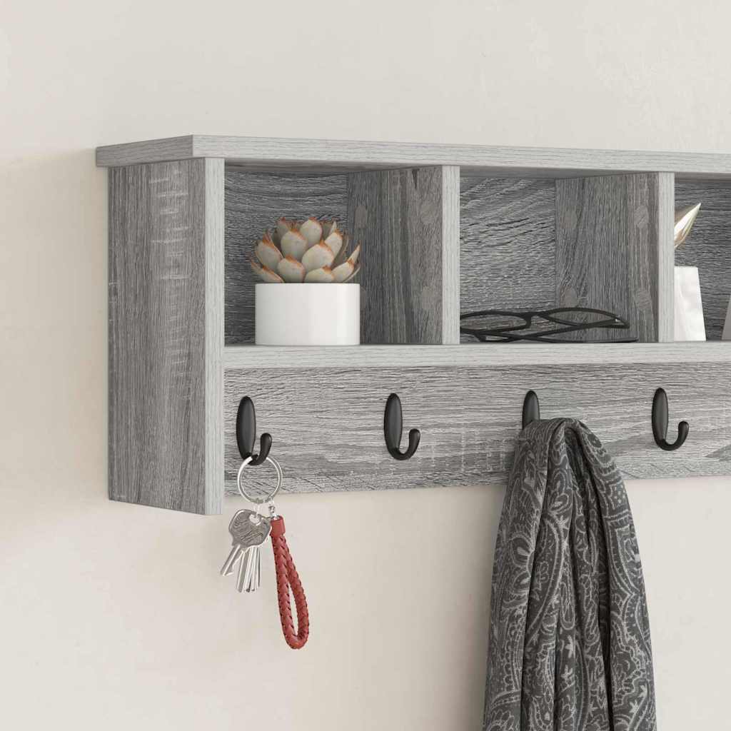 Wandmontierter nachttisch Graues Sonoma 100 x 16 x 26 cm