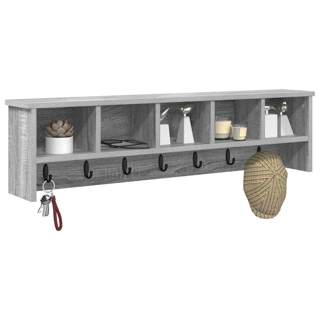 Wandmontierter nachttisch Graues Sonoma 100 x 16 x 26 cm
