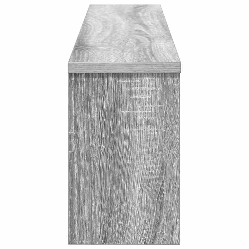 Wandmontierter nachttisch Graues Sonoma 100 x 16 x 26 cm