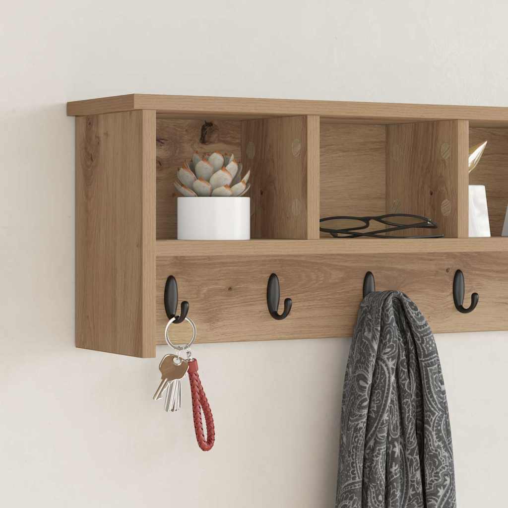 Wandmontierter nachttisch Artisan-Eiche 100 x 16 x 26 cm