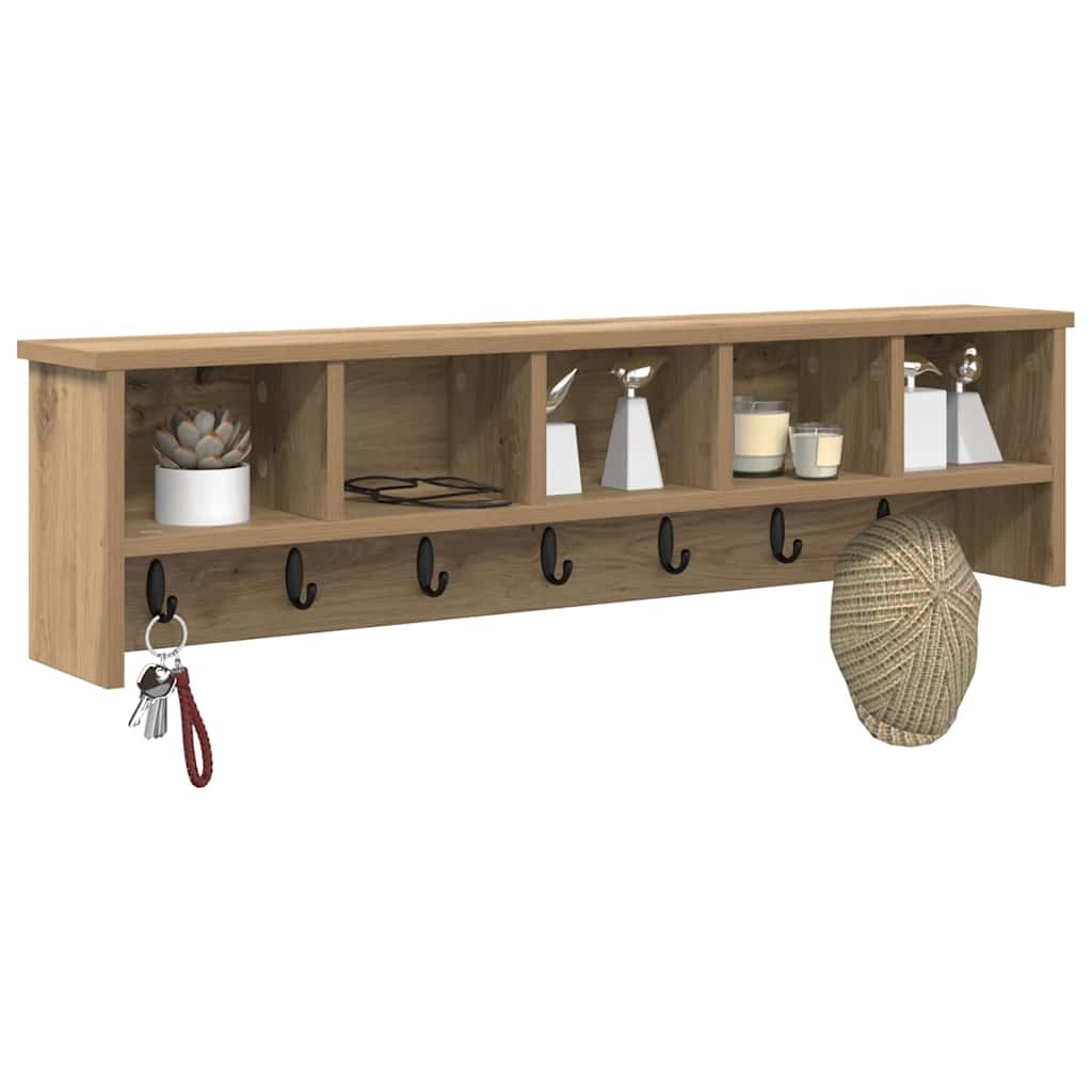Wandmontierter nachttisch Artisan-Eiche 100 x 16 x 26 cm