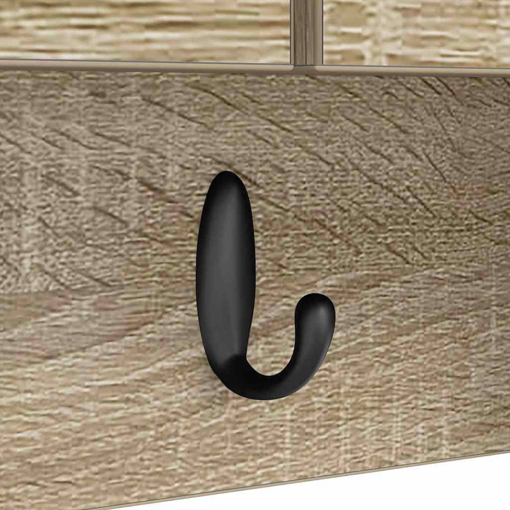 Wandmontierter nachttisch mit Tür Sonoma-Eiche 50 x 20 x 30 cm