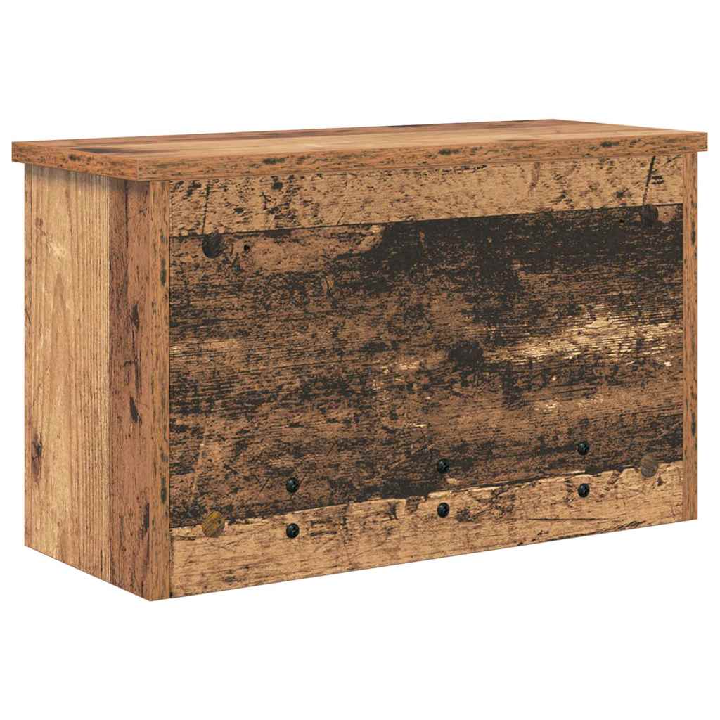 Wandmontierter nachttisch Altholz 50 x 20 x 30 cm Holzwerkstoff
