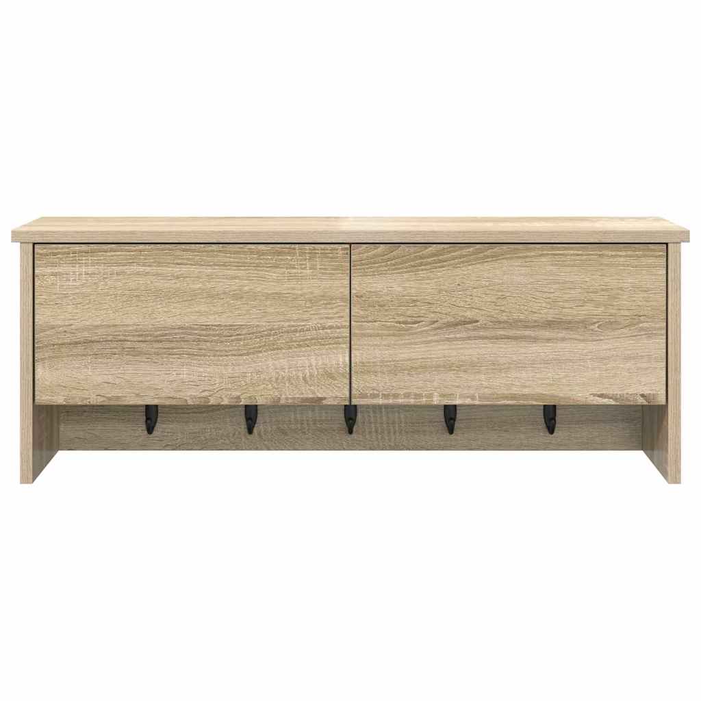 Wandmontierter nachttisch mit Tür Sonoma-Eiche 80 x 20 x 30 cm