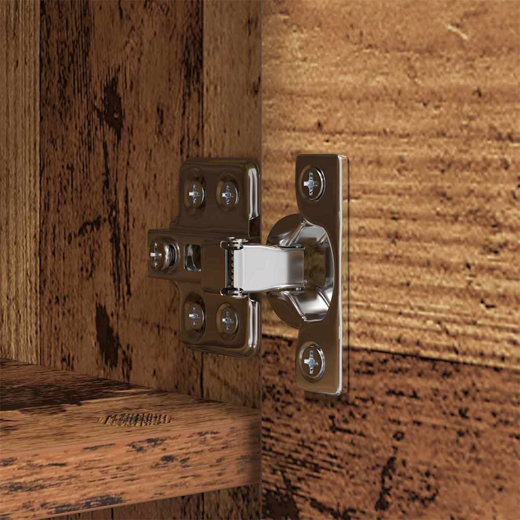 Wandmontierter nachttisch Altholz 80 x 20 x 30 cm Holzwerkstoff