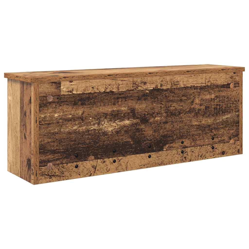 Wandmontierter nachttisch Altholz 80 x 20 x 30 cm Holzwerkstoff