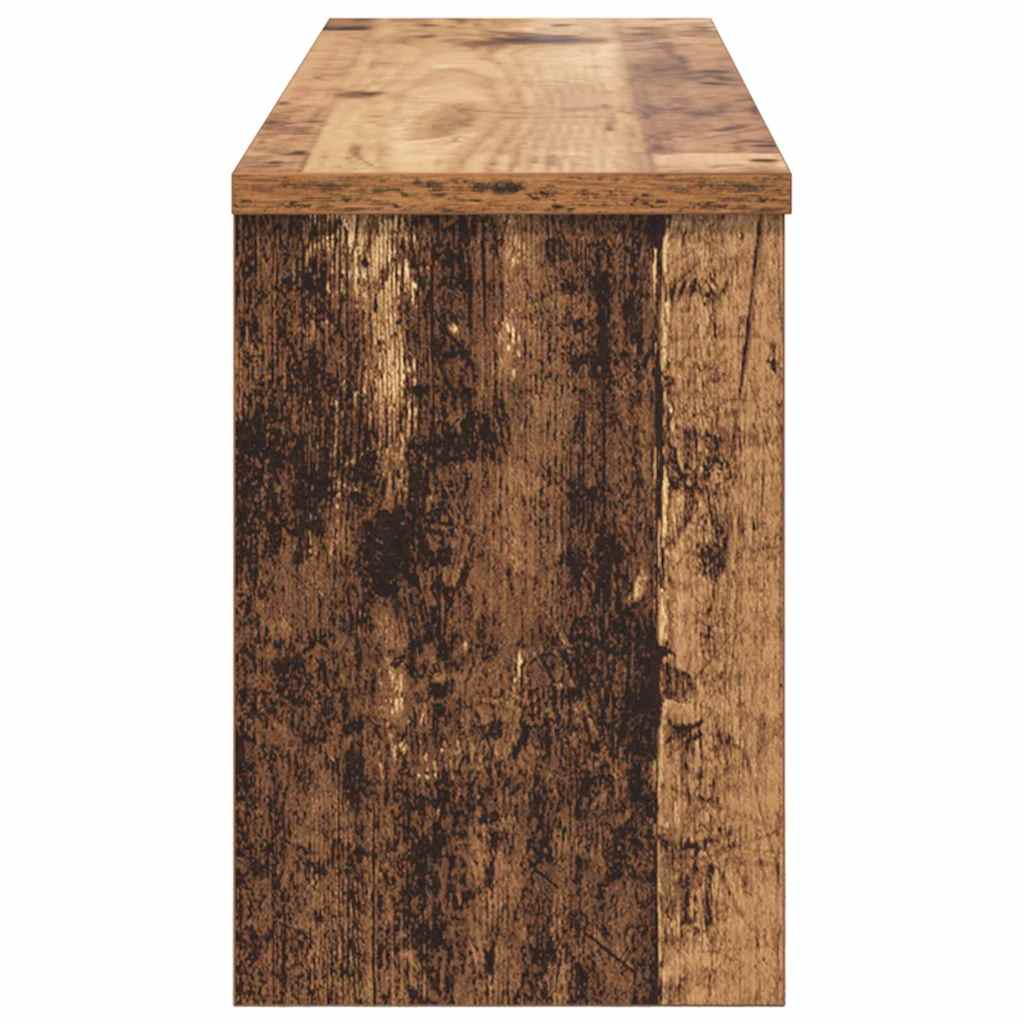 Wandmontierter nachttisch Altholz 80 x 20 x 30 cm Holzwerkstoff