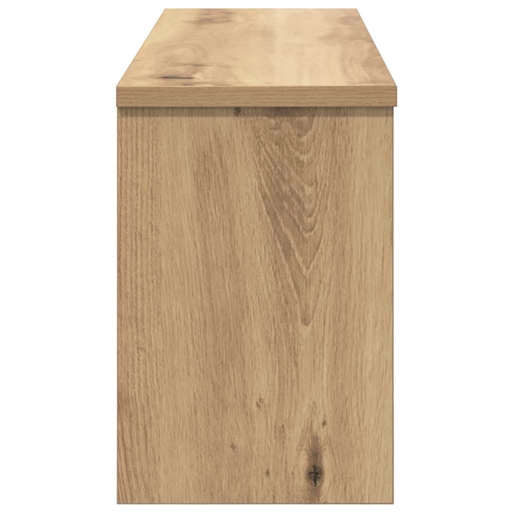 Wandmontierter nachttisch mit Tür Artisan-Eiche 80 x 20 x 30 cm