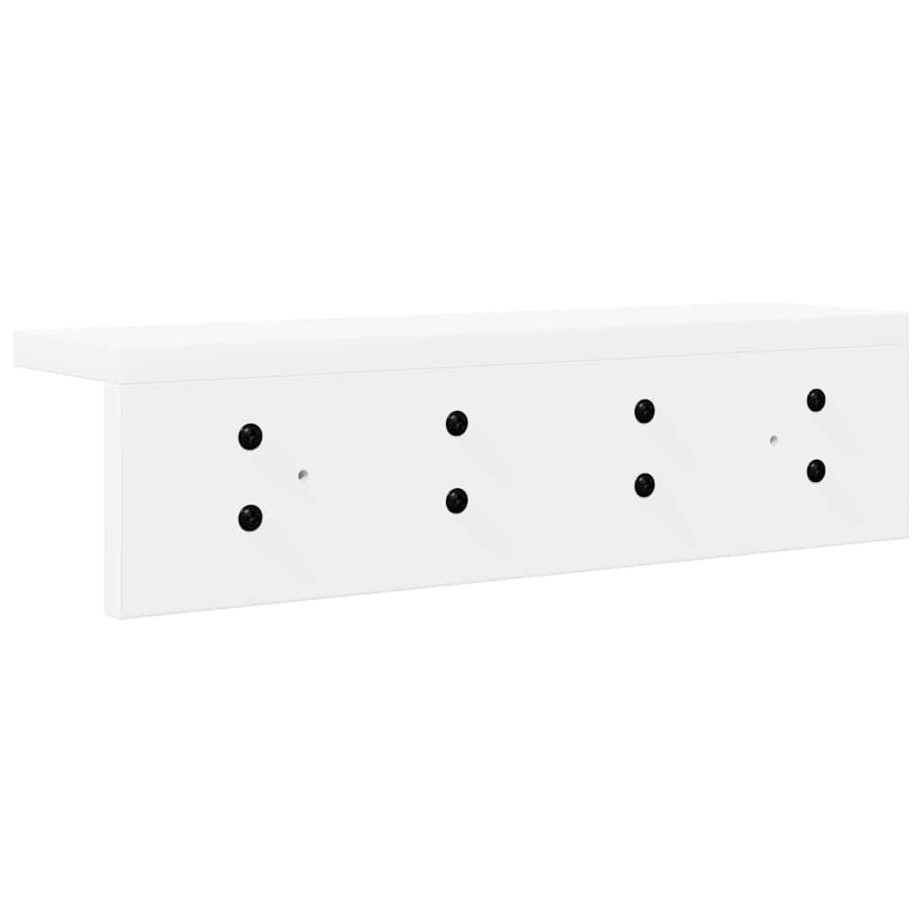 Wandmontierter nachttisch Wandmontiert Weiß 40 x 10,5 x 10,5 cm