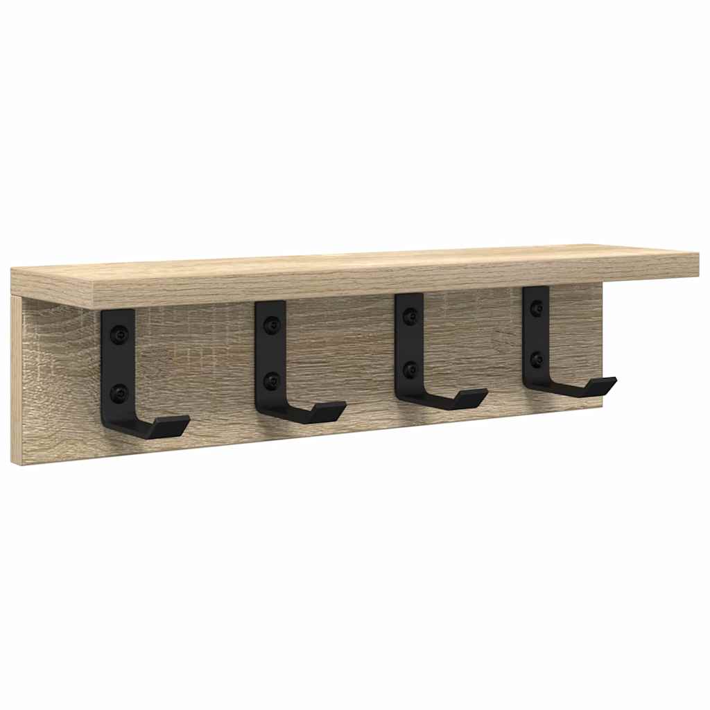 Wandmontierter nachttisch Sonoma-Eiche 40 x 10,5 x 10,5 cm